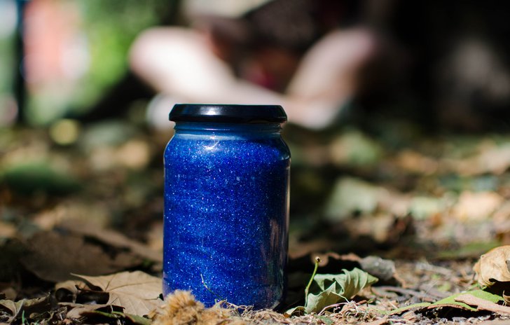Calm down glitter jar