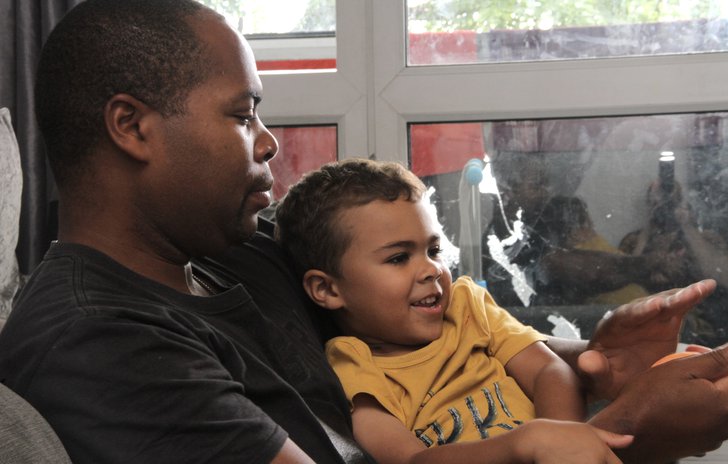 Dad and son