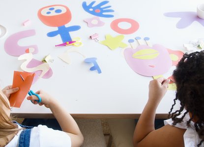 cutting and sticking