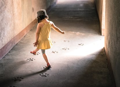 child playing