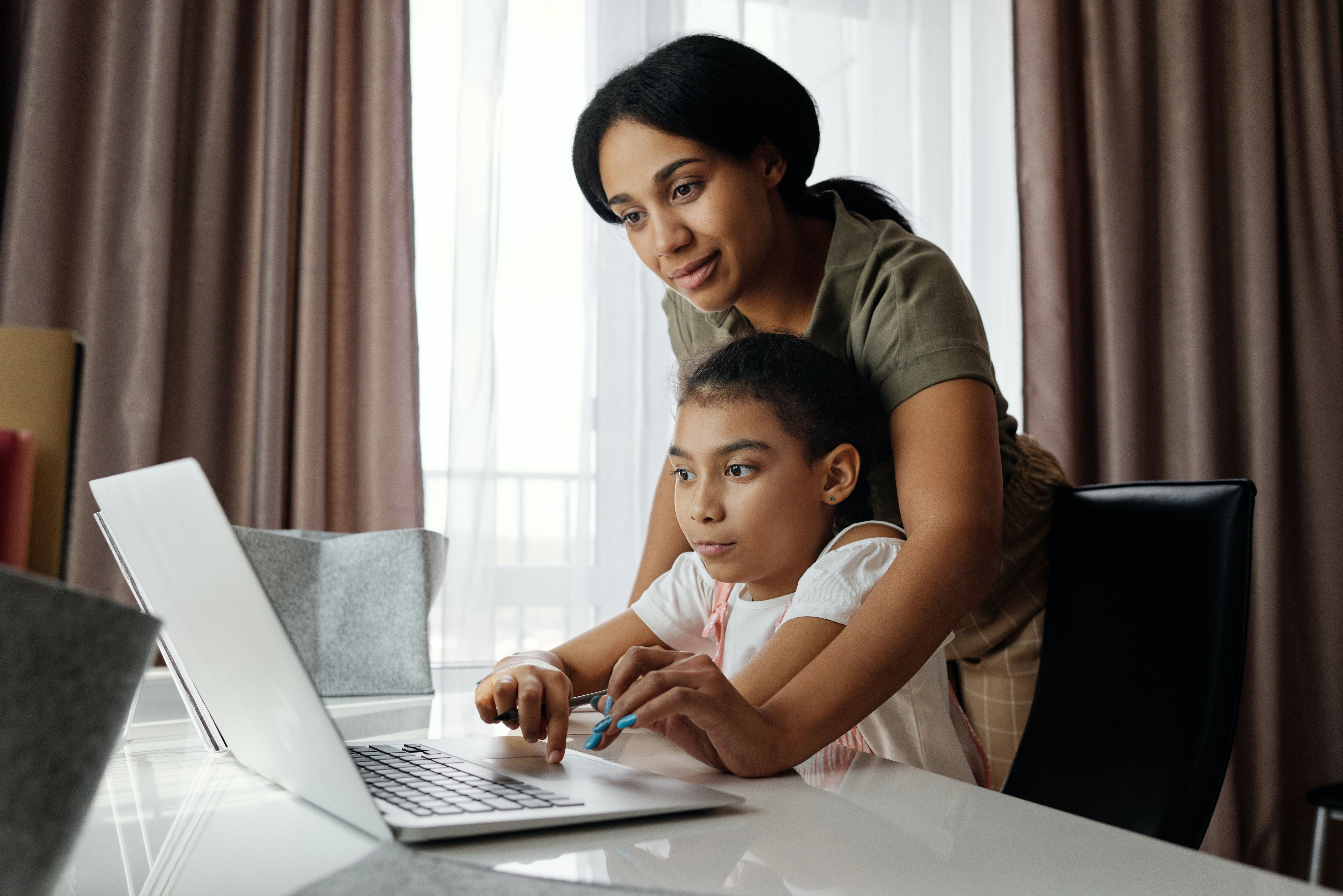 Mother and Daughter image
