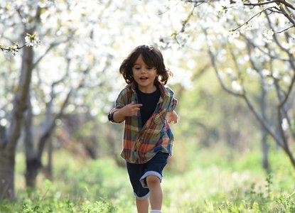 Child running